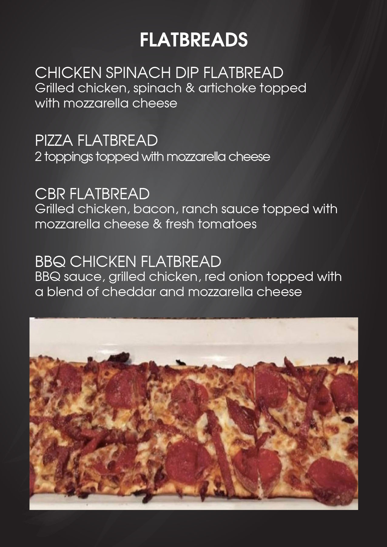 Food Menu from Lottie's Cafe