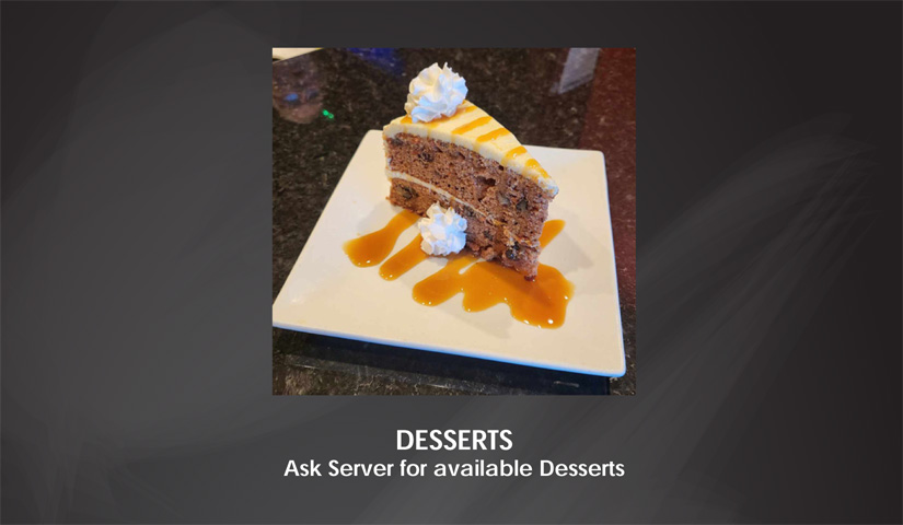 Desserts Menu at Lottie's Cafe, Collinsville's Hidden Gem