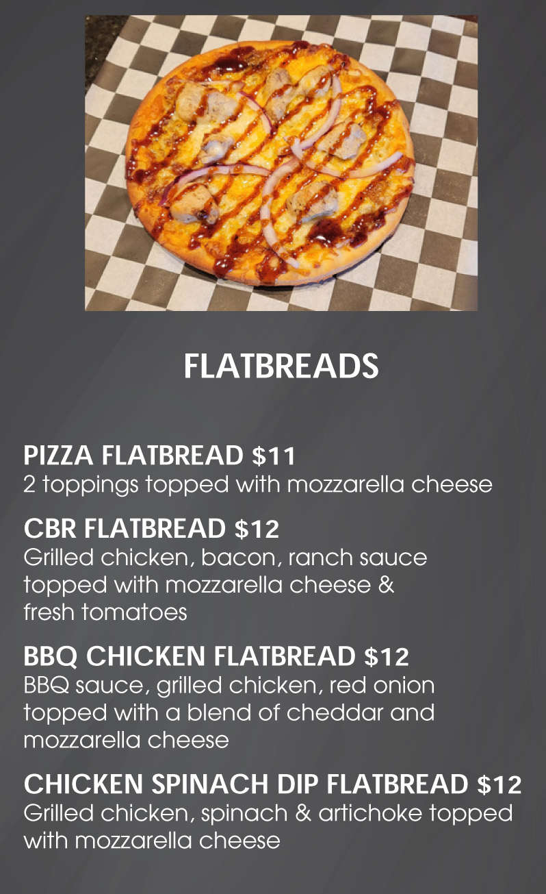 Flatbreads Menu at Lottie's Cafe, Collinsville's Hidden Gem